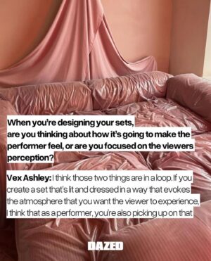 Four Chambers Instagram - Overjoyed to get to speak to @millyburroughs2.0 about sex, sets and cinematic references for @dazed 🪑

With the way a lot of the cultural conversation about porn has gone lately (🎢🕳️) it feels especially special to celebrate the artistry of pornography and get to talk about what really matters…what piece of furniture is the horniest. 

Swipe for some on set pictures, if you can recognise the film from just the set, you win.