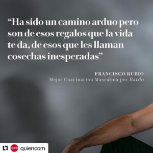 Francisco Rubio Instagram - Gracias @quiencom por tan emotiva y bella entrevista! Todo listo para el #ariel65 en el @teatrodegolladogdl GRACIAS @academiacinemx por esta experiencia tan maravillosa y única! #agradecido #feliz #honrado 🎬✨
RP @pinpoint_com