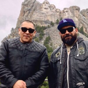 Franco Delgado Instagram - We all made it home safely with over 4,228 miles under our belts. Extreme heat, rain, hail and lightning storms made the road a bit intense at times, but we soldiered through. I was with a righteous crew and great memories were made. Sturgis was epic. I was fortunate to meet so many great people along  the way. The end result of the journey was both bittersweet and overwhelmingly epic. This adventure was one for the books. #frankieloyal #sturgismotorcyclerally #sturgis2023 #eaglerider