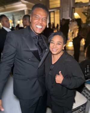 Frank Gatson Jr. Instagram - @kaybismee and myself @ashley.seldon and Archie’s @archiewhatsthemove special day.  Congratulations

Photo: @didntinviteme