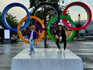 Frankie Grande Instagram - SO grateful to have been able to witness the unbelievable athletes competing in these Olympic Games with the people I love most 💕🇫🇷✨
