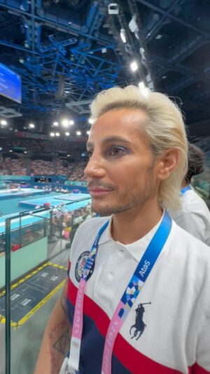 Frankie Grande Instagram - Christina loves the Olympics 👃✨