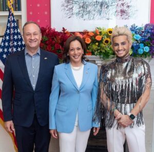 Frankie Grande Instagram - Holy shit it’s KAMALA! LETS GOOOOO!!!!