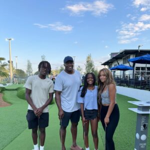 Franklin Lashley Instagram - Lashley Family 2024: Being their dad is the most rewarding role of my life. I will continue to work hard to be their role model, protector and biggest cheerleader. #family #lashleys #familygoals  #fatherdaughter #fatherhood