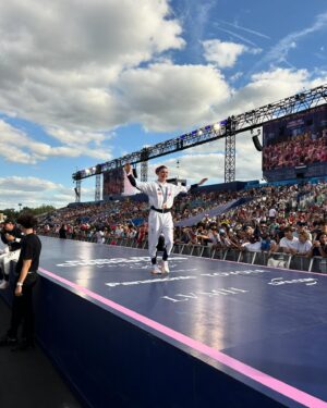 Fred Sirieix Instagram - Le Parc des Champions. Emotions et frissons. Inoubliable #paris2024 

Felicitations @lois_toulson @andreassirieix04 Merci pour cette aventure et bravo encore 🥉👏🏻👏🏻👏🏻🇫🇷