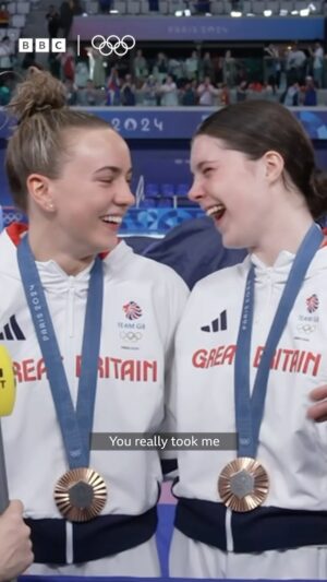 Fred Sirieix Instagram - 🗣️ “You took me around the bend!” 🤣

@fred_sirieix felt ALL the emotions watching his daughter in the #olympics 🥹 #bbcolympics #Paris2024