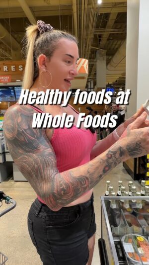 Gabbi Tuft Instagram - Come with me to Whole Foods to find healthy food 🤗
-
Britt and I made a quick stop to grab some essentials for Mia and for the house. We found some quick grab n go’s, some healthy options and managed to get a few reviews in that ya’ll requested.
-
Important to note when it comes to fruit: fructose when it’s in fruit isn’t bad for us. The fiber forms a latticework along the walls of the intestines and prevents the absorption of the fructose into the intestinal cells. 
-
However, the fructose we find in packaged foods is made from dextrose ( which is very close to glucose) which in turn is made from corn starch using a process called corn wet milling. There is a refinement process and the resulting product that we see in process foods causes separation of the tight junctions of cells that make up our intentional walls. This allows the sewage in our intestines to leach into the rest of our bodies.
-
Is a small amount dangerous? Not really. It’s the continual consumption and the fact that fructose runs rampant in many packed foods that leads higher amounts in our diet.
-
The less overall ingestion, unless it comes directly from fruit, the better for longevity.
- 
Remember, I never judge your choices and life is about balance☺️🥰
-
Details in my profile for my one on one fitness and nutrition coaching…
–
Or go to coachgabbi.com.
–
Happy shopping!
-
Not a paid partnership…with anyone - ever.
-
#healthy #healthyfood #nutrition