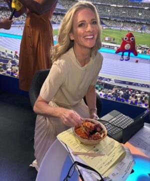 Gabby Logan Instagram - First few days in Paris has been exceptional with these great people. This Olympics is living up to its billing. @bbcsport @paris_olympics_2024