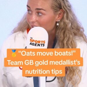 Gabby Logan Instagram - 💬 "Oats move boats!"

🤔 What does an Olympic gold medallist's nutrition look like?

🥇🗣️ Team GB's Hannah Scott & Lola Anderson tell us what they take to refuel.

#Paris2024 #nutrition