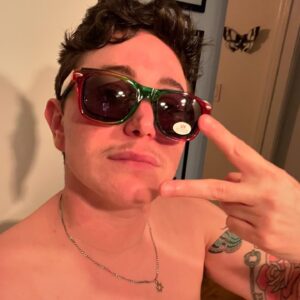 Gabe Dunn Instagram - @ohsugarfilm won @fromtheheartproductions Hot Film In The Making and is a top 15 finalist for the OutHere @shorescripts 2024 grant. I tried on some sunglasses, am still slowly growing a mustache, and continue to love the movies. CONGRATULATE ME! 👨🏻🕶️🍿