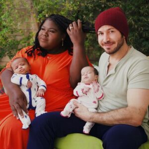 Gabourey Sidibe Instagram - Welcome to the world Cooper and Maya!

Our babies arrived in April and brought so much life and excitement into our existence.  They are sweet and funny and love cuddling with us and are developing a beautiful sibling-hood with each other.  These last 2 months with them have been so fun getting to know their distinct personalities and figuring out the silly things we can do to make them laugh and it’s been absolute Heaven. We are so grateful and honored to be their parents.
📸 : @shutterstock @diggzy