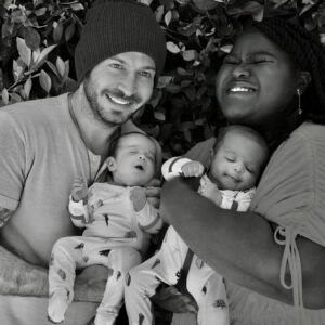 Gabourey Sidibe Instagram - Welcome to the world Cooper and Maya!

Our babies arrived in April and brought so much life and excitement into our existence.  They are sweet and funny and love cuddling with us and are developing a beautiful sibling-hood with each other.  These last 2 months with them have been so fun getting to know their distinct personalities and figuring out the silly things we can do to make them laugh and it’s been absolute Heaven. We are so grateful and honored to be their parents.
📸 : @shutterstock @diggzy