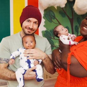 Gabourey Sidibe Instagram - Welcome to the world Cooper and Maya!

Our babies arrived in April and brought so much life and excitement into our existence.  They are sweet and funny and love cuddling with us and are developing a beautiful sibling-hood with each other.  These last 2 months with them have been so fun getting to know their distinct personalities and figuring out the silly things we can do to make them laugh and it’s been absolute Heaven. We are so grateful and honored to be their parents.
📸 : @shutterstock @diggzy