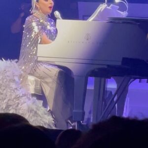 Gabrielle Anwar Instagram - @ladygaga with @shareefmalnik Old school Vegas!