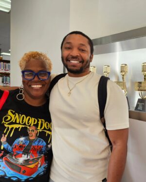 Gail Bean Instagram - Dear Malcolm Mays The Great,

You, sir, are such a phenomenal BLACK MAN! I'm honored to witness your brilliance x your protection, not just for those you love but for those who can't defend themselves. This year has been a culmination of your hard work, your genius x God. BLACK BOY JOY should be protected, respected x encouraged! In every room with or without you, know I intend to do just that. Malcolm, for all the times you felt unsupported, I apologize on behalf of those too coward to publicly stand by you or admit to their wrongdoings. 

Society claps briefly when black men win, they crucify to no end when black mens flaws get the better of them, yet their is silence the loudest when black men are thriving x shining but to no fault of their own get accused/mistaken for wrongdoing. Instead of an explanation x apology, black men are isolated x exiled when they should be comforted x loved on. 

June is Men's Mental Health Awareness Month. I challenge us as a society to do better. Because the mere act of pretending men are in the wrong during the times that they are not x the accusatory culture that has gone on for far too long x too loud, is a recipe for delusion. S/O to the men that remain strong despite the attacks. Continue to beat the odds. S/O to the men that persevere through the disgusting x unfair labels placed on them, which they have not earned. May God x the Ancestors shield you from the lies, the judgment x the weapons formed against you. God is within you black man, you will not fail! I love you with every breath in my body. 

Love x Light,
Gail Bean 
'Big Bean' 🗣THE BIGGEST
💄 @camaraaunique 
💇🏾‍♀️ @kaorinikstudios 
STYLIST @apuje 👗 @ritavinieris
📸 @whoelsebutgiles @thehbuc