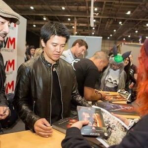 Gaku Space Instagram - London MCM Comic-con at Street Fighter Assassin's Fist signing session with @thejoeyansah @koieyama !
I'm always excited to meet you guys as well as you're to meet us!
Can't wait to meet some of you at Delta H Con this weekend!
#streetfighter #capcom #streetfighterassassinsfist
#akuma #goken #goki
#london @mcmcomiccon 
#overwatch #genji 
#lovefans #appreciatefans
#conventions #lineup #thisyear