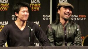 Gaku Space Instagram - #throwbackthursday 
London MCM Comic-con with @koieyama @thejoeyansah !
Check out what I said in front of a couple of hundred people at Street Fighter Assassin's Fist Panel when director @thejoeyansah asked me how I felt the first time I read its script. Lol
#streetfighterassassinsfist #liveaction #streetfighter #akuma #goken #goki 
#london @mcmcomiccon #capcom 
#yes #iliketo #foolaround #and #makejokes #infrontof #people