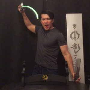 Gaku Space Instagram - Ryujin no Ken wo Kurae! 🗡🐉
This sword speaks & sounds like me... 🤔
Pre-order now at gear.blizzard.com 🤩
#overwatch #genji 
@blizzard @playoverwatch
#dragonblade #ryuichimonji 
#ryujinnokenwokurae