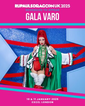 Gala Varo Instagram - Drag queens save the world. See you soon, la dama peligrosa is arriving to UlK

See you at @rupaulsdragcon UK 2025!
