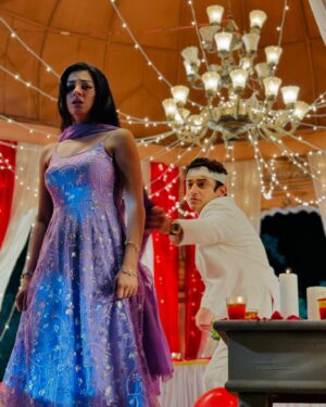 Garvita Sadhwani Instagram - When destiny brings you together again ✨ 

Keep watching #yrkkh on @starplus everyday at 9:30PM 🧿

@directorskutproduction 🧿♥️🙏
.
.
.
#yrkkh #instamood