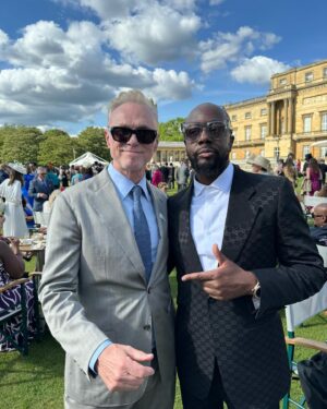 Gary Kemp Instagram - Afternoon at the Palace for the King’s garden tea party in honour of the Creative Industries. I was there helping to represent the @theatrestrust. Met up with @wyclefjean, and my old friends @stephenjonesmillinery and @mrstephenwebster in the beautiful gardens.