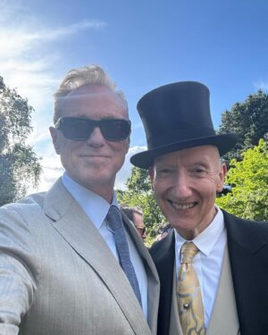Gary Kemp Instagram - Afternoon at the Palace for the King’s garden tea party in honour of the Creative Industries. I was there helping to represent the @theatrestrust. Met up with @wyclefjean, and my old friends @stephenjonesmillinery and @mrstephenwebster in the beautiful gardens.