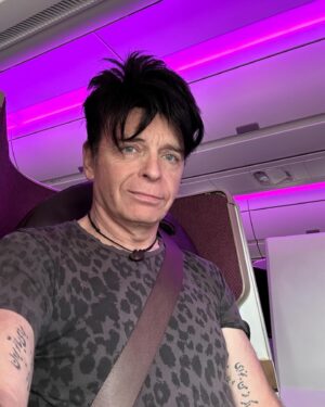 Gary Numan Instagram - Flew back to America today. Flying to Fiji tomorrow.