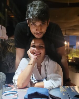 Gautham Karthik Instagram - Since my mother always complains that I sit on her head 😉