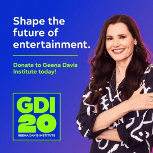 Geena Davis Instagram - Together we can change the world! With your support, we can continue our vital work in research, advocacy, and education, ensuring that the next 20 years of entertainment are even more transformative. In honor of our 20th anniversary, we invite you to make a special donation to help us shape the future of entertainment. Donate today at the link in our bio. 🌟🎥💚

#GDI20 #seeitbeit