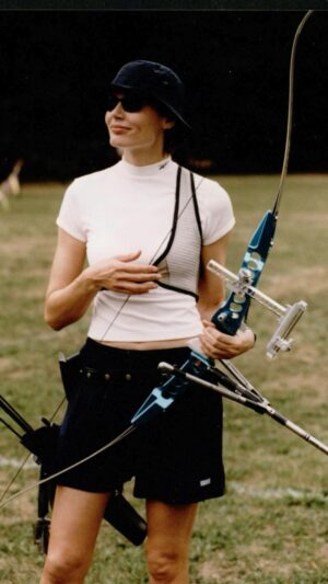 Geena Davis Instagram - Happy National Archery Day! Did you know that movies like “The Hunger Games” and “Brave” led to more girls participating in archery? What we see on screen can inspire people of all ages to pursue new opportunities and discover new interests, including Geena herself! She became a competitive archer in her forties! Read more about the impact these movies had on archery participation at the link in our bio. #seeitbeit #archery
