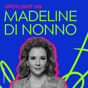 Geena Davis Instagram - Madeline Di Nonno’s passion and talent keep the Geena Davis Institute at the forefront of change. As President & CEO, she leads the Institute’s strategic direction, research, programs, advocacy, financial and operational activities. Learn more about Madeline and the rest of the GDI team at GeenaDavisInstitute.org.
