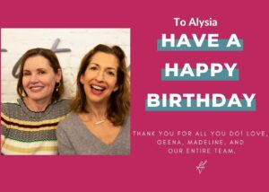 Geena Davis Instagram - We adore you @alysiareiner ❤️❤️❤️