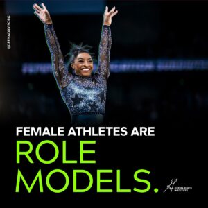 Geena Davis Instagram - The #girlpower dominating the #ParisOlympics is inspiring the next generation of athletes, and this inspiration matters. Which female athletes are you inspired by? Read more about our study on the importance of female representation in sports at the link in our bio. 

#seeitbeit