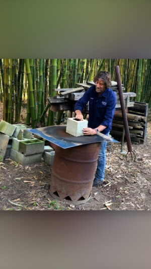 Geoff Lawton Instagram - Geoff's Simple Method for Making Biochar 🔥

Biochar is a beneficial soil amendment that goes through a process called pyrolysis. Pyrolysis is a process that involves the decomposition of organic materials at high temperatures in the absence of oxygen. After pyrolysis, we get a black biomass without oils or combustible materials. We crush it into powder, sieve it carefully, and get a fine, consistent biochar. When added to soil, biochar improves its structure, acts as a sponge for nutrients, creates habitat for beneficial soil organisms, and helps reduce greenhouse gases by stabilizing carbon in the soil.

#permaculture #discoverpermaculture #charcoal #biochar #fertilizer #organicfertilizer #soil #soilhealth #livingsoil #soilfoodweb #gardensoil #howtomake #diy #sustainability #organicgardening #growyourown