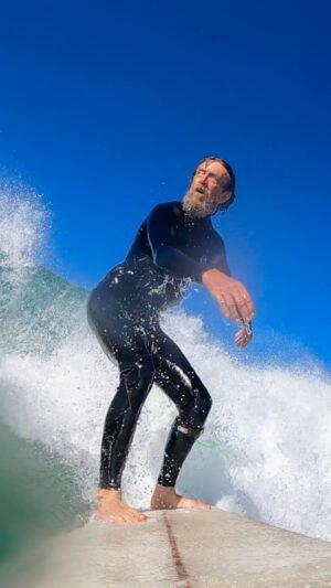 Geoff Lawton Instagram - "I've always been a surfer and a fisherman, so I understand the weather and the swells. It just meshed together with permaculture so well." 🌿 Catch Geoff in action, blending his love for surfing with his passion for permaculture. Watch the full video on Geoff's YouTube channel: youtube.com/@DiscoverPermaculture.

🎥 Special thanks to @theweedygarden 

#permaculture #discoverpermaculture #sustainableliving #permaculturecourse #permaculturedesign #theweedygarden #surfing #edgeeffect