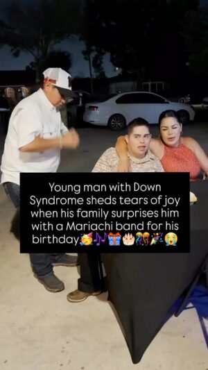 George Lopez Instagram - This is what it’s all about, he will never forget how happy they made him this day. When you tune out the craziness of this world, you put the phones down and get back to family, friends and living in the moment… THAT is life. Be good to each other and stay safe✌🏽♥️ - Tio George

@goodnews_movement :
Young man with down syndrome sheds tears of joy when his family surprises him with a Mariachi band for his birthday. Feliz cumpleaños 🥳🎶🎁🎂🎊🎉😭

Este joven con Sindrome de Down llora de emoción cuando su familia lo sorprende con una banda de mariachis. Feliz cumpleaños! 

(🎥:el_chavito_956) @maria_jjjj10