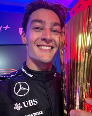George Russell Instagram - P1!!! 🏆 From P6 to the top step, what an incredible feeling! Running the hard tyres for 34 laps was a risk but it paid off. 💪 Heading into the break with a 1-2 shows all the hard work is paying off. We always believed and will never stop. Let’s go team!!!