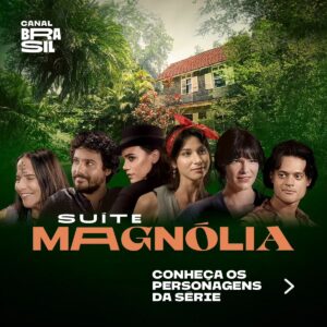 George Sauma Instagram - Eita que é amanhã a estreia da nossa primeira série do ano! 🥳

"Suíte Magnólia" conta a história da ascenção, queda e tentativa de reerguimento do magnífico Palacete Souza Pinto. 
A série se passa em dois períodos: a vida dos recém-casados Jerônimo e Geórgia nos anos 80 e no momento presente, quando os herdeiros do casarão decidem transformá-lo no Hotel Oásis de Damasco.

O casarão que no passado era ambiente de festas, amigos e apostas, hoje é cenário de todos os tipos de situações com seus novos hóspedes.

"Suíte Magnólia" estreia amanhã, com dois episódios em sequência, a partir das 21h45!

Arraste para o lado para conhecer alguns dos personagens 👉