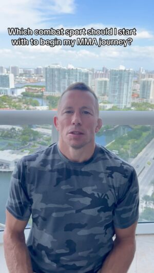 Georges St-Pierre Instagram - One of the questions I get asked most often. It’s important to remember that being a professional MMA athlete is a very very difficult way to make a living and the odds of success are extremely low.