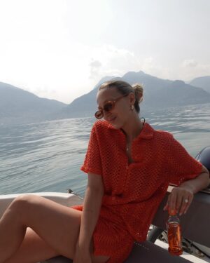 Georgia Hirst Instagram - Just being happy in lake como