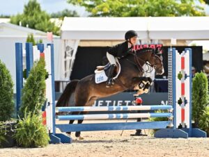 Georgina Bloomberg Instagram - Week 1 here in Traverse City was a great one, with Jasper and Rico Suave earning the championship in the Small Pony Hunters and winning the Classic, clear rounds from Viking and Nikita in the jumpers, my horses all earning top ten placings in the FEI and National classes, and Cassina closing out the week with a double clear performance in the 3* Grand Prix. 📷: @andrewrybackphotography @traversecityhorseshows