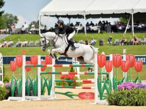 Georgina Bloomberg Instagram - Week 1 here in Traverse City was a great one, with Jasper and Rico Suave earning the championship in the Small Pony Hunters and winning the Classic, clear rounds from Viking and Nikita in the jumpers, my horses all earning top ten placings in the FEI and National classes, and Cassina closing out the week with a double clear performance in the 3* Grand Prix. 📷: @andrewrybackphotography @traversecityhorseshows
