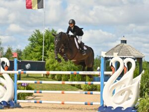 Georgina Bloomberg Instagram - Week 1 here in Traverse City was a great one, with Jasper and Rico Suave earning the championship in the Small Pony Hunters and winning the Classic, clear rounds from Viking and Nikita in the jumpers, my horses all earning top ten placings in the FEI and National classes, and Cassina closing out the week with a double clear performance in the 3* Grand Prix. 📷: @andrewrybackphotography @traversecityhorseshows
