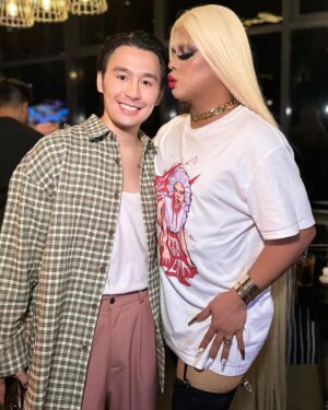 Gigi Era Instagram - Pa mine na lng po 😂 I mean the tyanak merch 😎
Thank you so much for having me and congratulations to you!!!Let’s go miss ma’am @fifthsolomon 

#dragracephilippines #family #businesswoman #bar