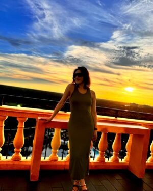 Gigi Lai Instagram - Beautiful sunset🧡

#sky #sunset #summervibes #vacations #travel #familytrip2024