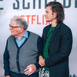 Gijs Blom Instagram - I would like to thank everybody who was with us in Vlissingen yesterday. The cast & crew, Film by the Sea, the veterans, the students, Netflix, but special thanks to the ww2 survivors who shared this special moment with us; Ms. Verbraeken-Blommaart, Ms. Adriaanse, Mr. Geers, Mr. De Looff, and a special special thanks to Mr. Traas, I salute your courage in sharing your story with us. It sincerely was a pleasure meeting you and your daughter. When I asked Mr. Traas after the screening how he experienced it, the first thing he said was, ‘I really don’t like war movies’. I’m taking that as a compliment. Thank you 🙏