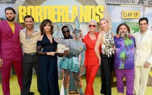 Gina Gershon Instagram - Loved this crew! Always nice to make new friends especially when you are working. Borderlands! Out today.  Its a bit binkers.  @borderlandsfilm