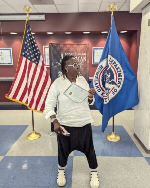 Gina Yashere Instagram - Yup, I'm now officially an American. Just in time for November.
This country is on the precipice of disaster, so it needs all the votes it can, to return to some semblance of sanity.
You heard the Chump talking about 'In 4 years you won't have to vote anymore'.
HE'S TALKING DICTATORSHIP PEOPLE!
Police are still out here murdering black people, & if Chump gets in, he will give them FULL IMMUNITY.
What more evidence do you need that he will be a scourge to this country??
And if I hear one more person saying '' Kamala did this' Kamala did that' 'Kamala isn't black'. Lemme tell you, 1- It's all lies, & 2- I wouldn't care if she identified as a hamster. She is more qualified for this job than this orange, daughter- lusting Wankmaggot who's daddy gave him $200m & he still went bankrupt 6 times. He is a dumb puppet for the real Devils behind him who want to return America to the 1800s, where queer people were terrified, black people were forced into servitude, & where women were nothing but spunk vessels.
Go Google Project 2025.

All this negativity towards Kamala Harris reeks of racism & misogyny & all this criticism of her policies while not giving the same energy to examine those on the other side is really giving 2016 'But her emails' vibes.

I'm voting Kamala. The alternative is unthinkable.

Anyway, congratulations to me! 

#ginahasspoken #isaidwhatisaid #andwhat #noapologies #ginasrants #newuscitizen

BEFORE YOU ASK 
Glasses @vontelleeyewear @earlinesimscollection
