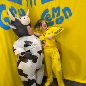 Ginny Lemon Instagram - Get out of my booth you cow! @rupaulsdragcon 🐄