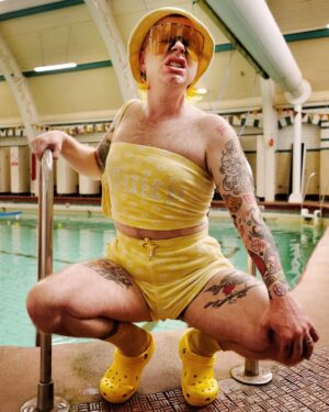 Ginny Lemon Instagram - Ginny 🍋

#throwbackthursday to the first ever BIG FATT POOL PARTY at @moseleyrdbaths! 

@fattprojects did an amazing job!!

🫧🧜🏻‍♀️🍋🐳🐙🐡🫧

#fattprojects #igersbirminghamuk #iluvbrum #thisisbirmingham #capturebritain #0121 #birminghamweare #lgbtq #onelove #goodvibesonly #ichoosebirmingham #queerjoy #kingsandqueens #helpinbrum #lovemyjob